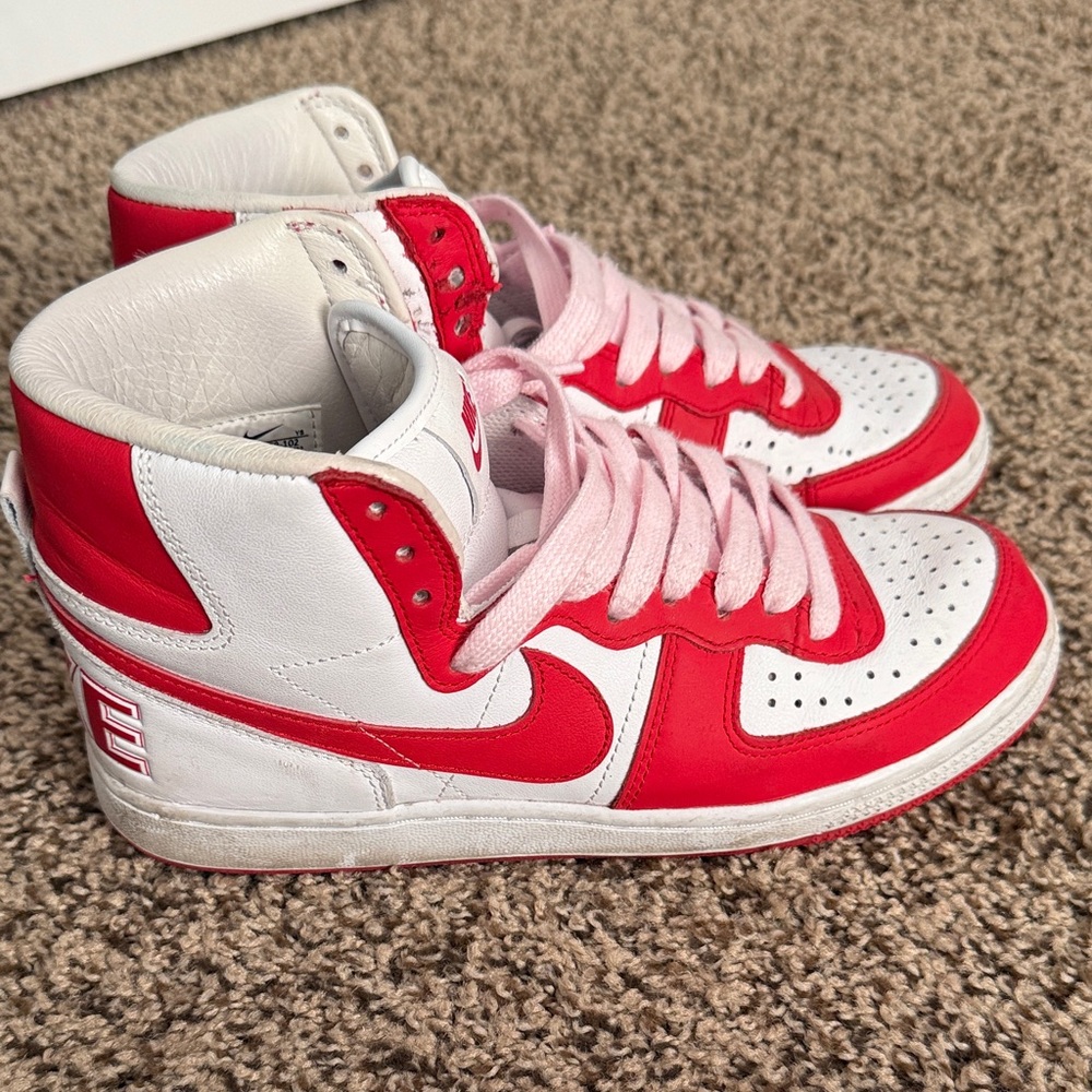 Nike Red and White Women's Sneakers